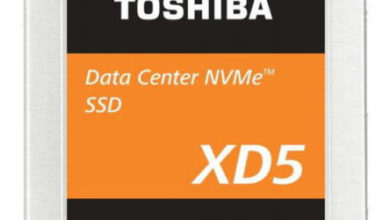 Фото - Toshiba, SSD диски, интерфейс NVMe, XD5